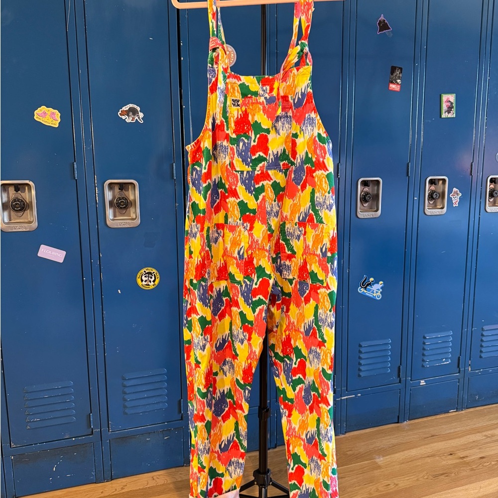 Lucy & Yak Multicolor Floral Overalls